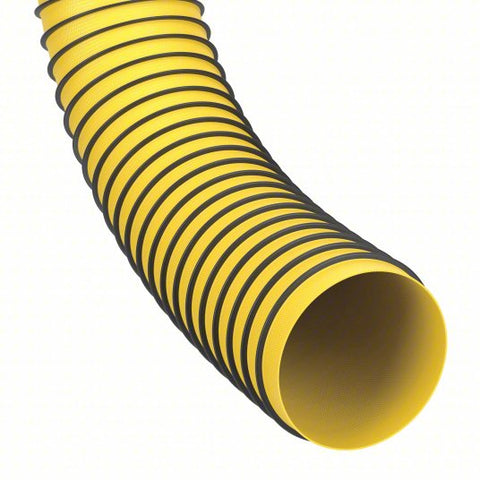 Industrial Ducting Hose: 6 in Hose Inside Dia., 25 ft Hose Lg, 8 psi, 3.5 in Bend Radius