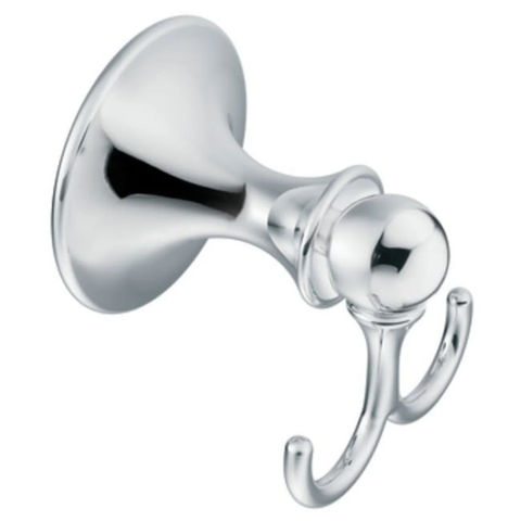 Moen Lounge Chrome Double Robe Hook