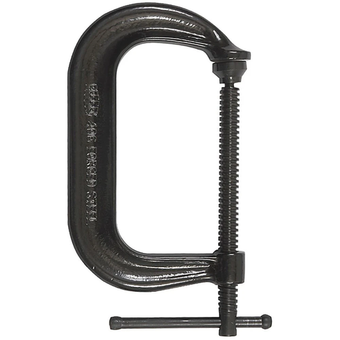 BESSEY Regular Duty CDF Series Deep Throat C-Clamp, 0 - 12" Clamping Capacity - CDF412