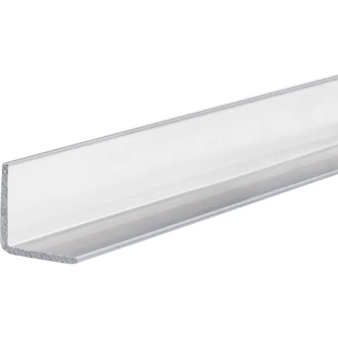 USA Sealing Polycarbonate 90 Degree Angle 24"L x 1-1/2"W, Clear