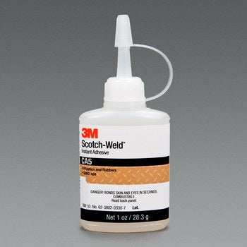 3M Scotch-Weld CA5 Cyanoacrylate Adhesive Clear Liquid - 74289