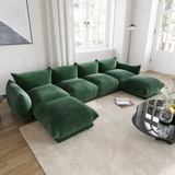 Modular Sectional Sofa,Chenilleyarn Minimalist Sofa Couch,Convertible Sofa Set Wide Seat Living Room Sofa Sets