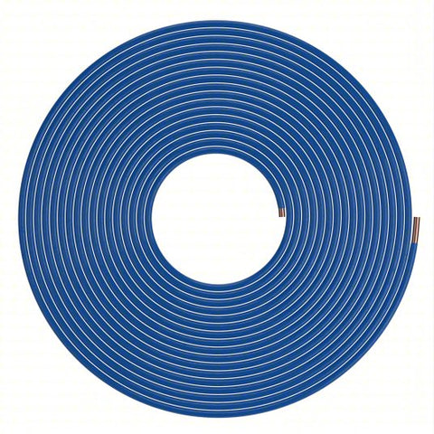 Tubing: Copper, 1/2 in, Type K, 60 ft, Coil, Coating Color Blue