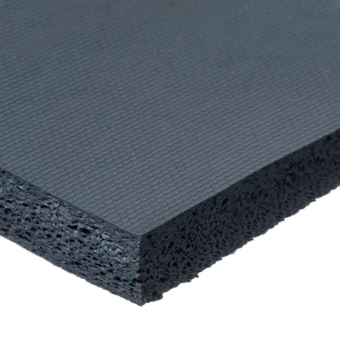 Fire Retardant Silicone Sponge No Adhesive - 1/2" Thick x 12"W x 12"L