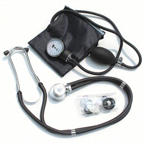 EMI Aneroid Sphygmomanometer: Aneroid Sphygmomanometer, Adult/Infant/Pediatric, Nylon, 10 in Cuff Wd