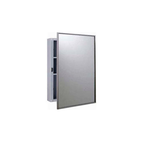 B-299 Surface-Mounted Medicine Cabinet, 17"W x 5"D x 26-7/8"H, Satin