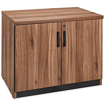 Metro Storage Cabinet - 2-Shelf, Walnut