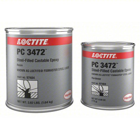 LOCTITE Patching Compound: PC 3472, 64 oz Container Size, Can, Gray