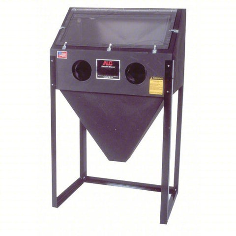 ALC Pneumatic Blast Cabinet: Siphon Feed, 35 in W x 23 in D Work Area, 15 cfm
