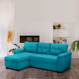 Reversible Sleeper Sectional Sofa Storage Chaise