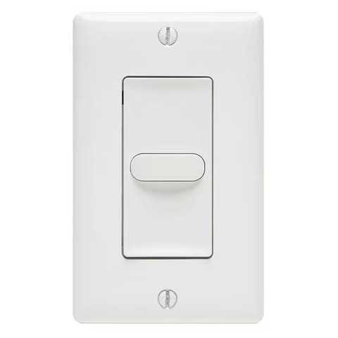 Wall Switch, Push Button, Momentary, White