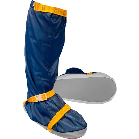 Transforming Technologies TX4000 ESD Cleanroom Apparel Soft Sole Boot Cover, XS, Navy Blue