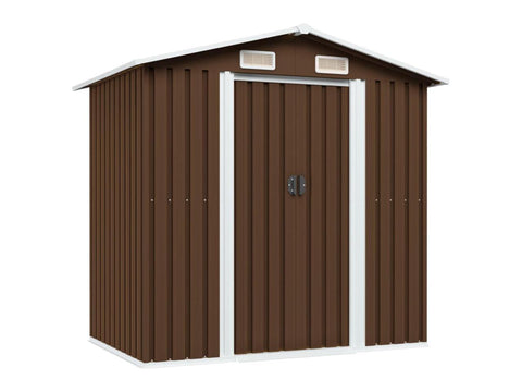 Garden Storage Shed Brown