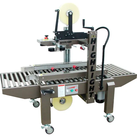 Highlight Industries Magnum™ Uniform Case Sealer, Side Belt Drive, 2" Tape Head