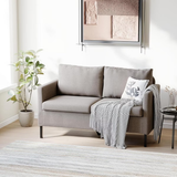 TYBOATLE 51" Modern Small Loveseat Sofa, 2-Seater Fabric Couch with Iron Legs