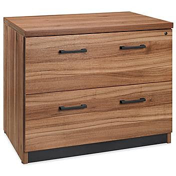 Metro Lateral File Cabinet - 2-Drawer, Walnut
