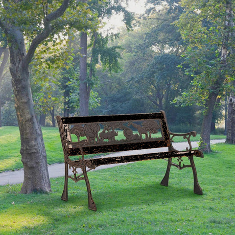 Small Park Bench Outdoor Garden Bench for Kids