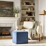 Lynwood Square Upholstered Cube Ottoman - Threshold™