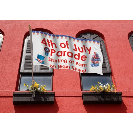 3OZ POLYESTER FLAG FABRIC WITH LINER 54" X 100'