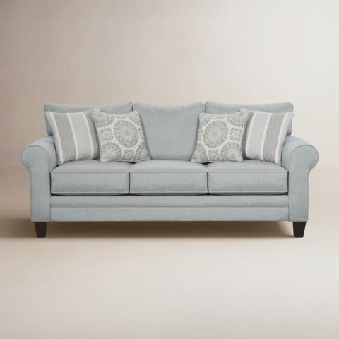 Aurora 87'' Upholstered Sofa Upholstery Color  Grande Mist