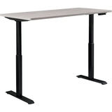 Interion® Electric Height Adjustable Desk, 48"W x 30"D, - Black Base