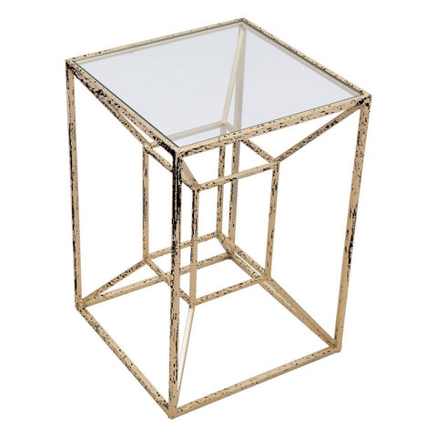 Canyon Side Table Gold