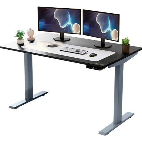Uncaged Ergonomics RISE UP Electric Adjustable Height Sit-Stand Desk Workstation