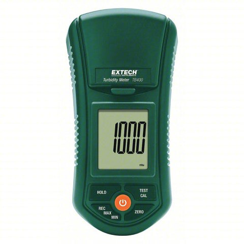 EXTECH Turbidity Meter: 0 to 1000 NTU, +/-0.5 NTU, 0.01 NTU Turbidity Resolution, ISO 7027, TB400