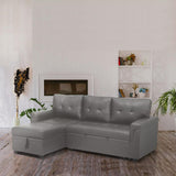 Home Imports Emporium Reversible Sleeper Sectional Sofa Storage Chaise