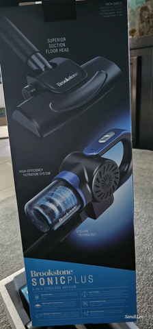 Brookstone SONICPLUS 4 in 1 Cordless Vacuum