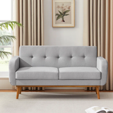 60.2" W Square Arm Loveseat