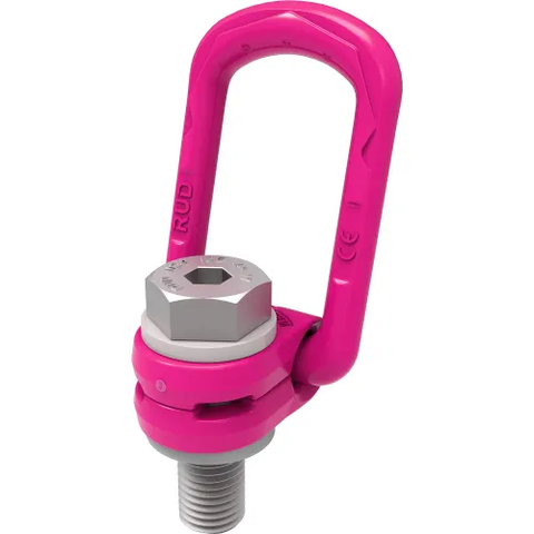 RUD Swivel Hoist Ring, 180 Pivot, 11, 000 lb. Load Capacity