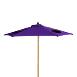 7' Wood Market Umbrella Kit (3 Imprints)