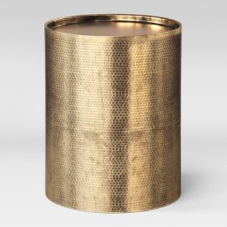 Manila Cylinder Drum Accent Table - Threshold™-gold