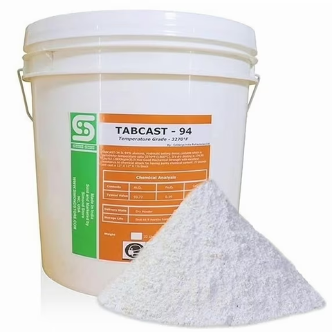 Simond Store Castable Refractory Cement - 94% Alumina Dense - 3270°F Rated High Temp Fireproof Castable