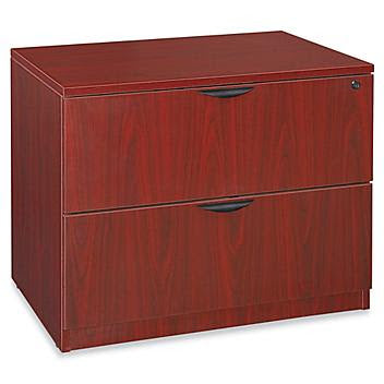 Classic Lateral File Cabinet - 2-Drawer, Mahogany