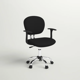 Basics® Mid-Back Mesh Padded Swivel Task Office Chair