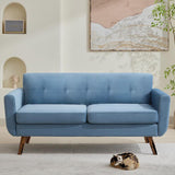 Jadier 66" Upholstered Loveseat Square Sofa