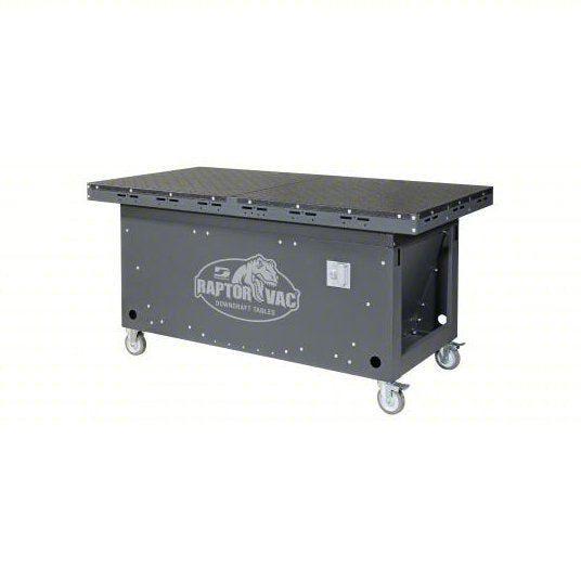 DYNABRADE Downdraft Table: 36 in W x 72 in L, 2,500 cfm, 115V AC ...
