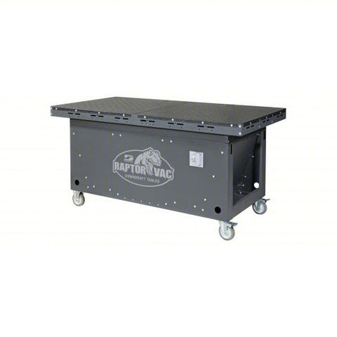 DYNABRADE Downdraft Table: 36 in W x 72 in L, 2,500 cfm, 115V AC