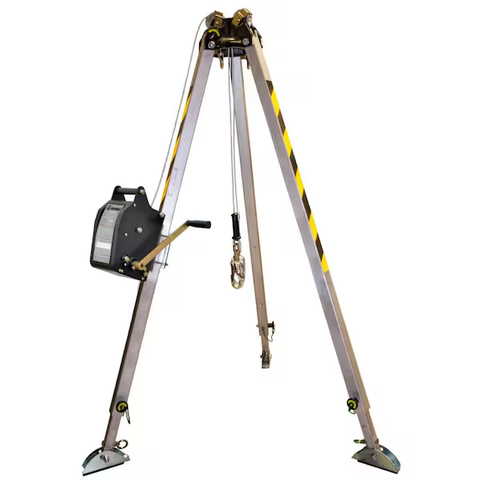 7ft Adjustable Tripod Kit, 65ft Personnel Winch, Storage Bag