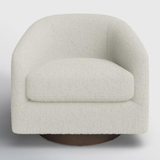 Bennett Upholstered Swivel Barrel Chair