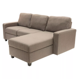 Palisades Reclining Sectional with Right Storage Chaise - Serta