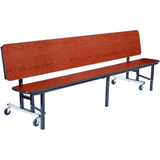 NPS® Mobile Convertible Bench Unit, MDF, 72"Lx29"W