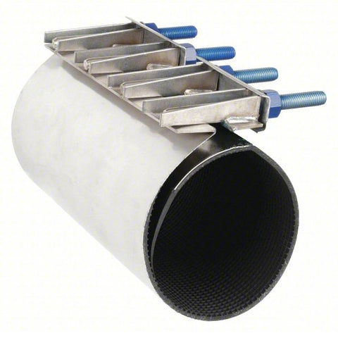 Repair Clamp: For 8 in Pipe, 15 in Overall Lg, 304 Stainless Steel