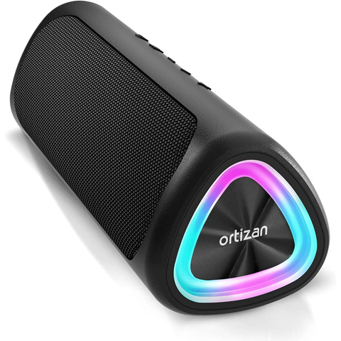 Ortizan M7 Portable Wireless Triangle Bluetooth Speaker with 24W Loud Stereo Sound, IPX7 Waterproof Outdoor Speakers