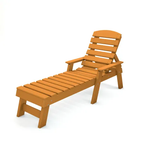 Frog Furnishings Pensacola Adirondack Recycled Plastic Chaise Lounge