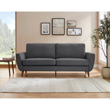 MINIMORE Modern Style 85" W 3-Seater Flared Arm Sofa