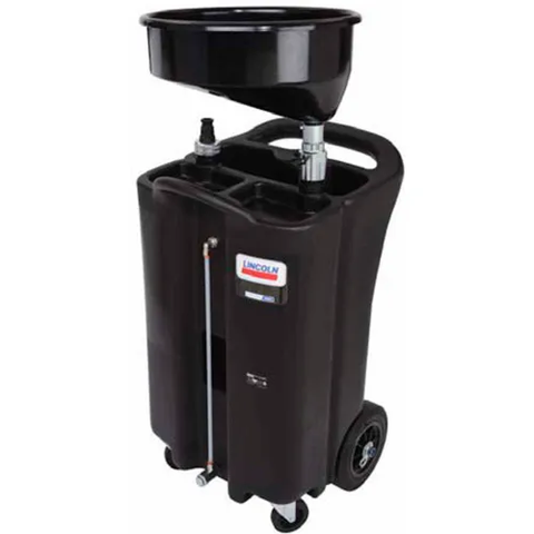 Lincoln Lubrication 26 Gallon Used Fluid Drain, Black Polyethylene - 3626