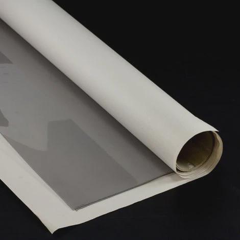 By The Sheet (3 sheets) CrystalClear Uncoated Clear Vinyl 40 gauge x 54 inches x 110 inches Light Smoke
